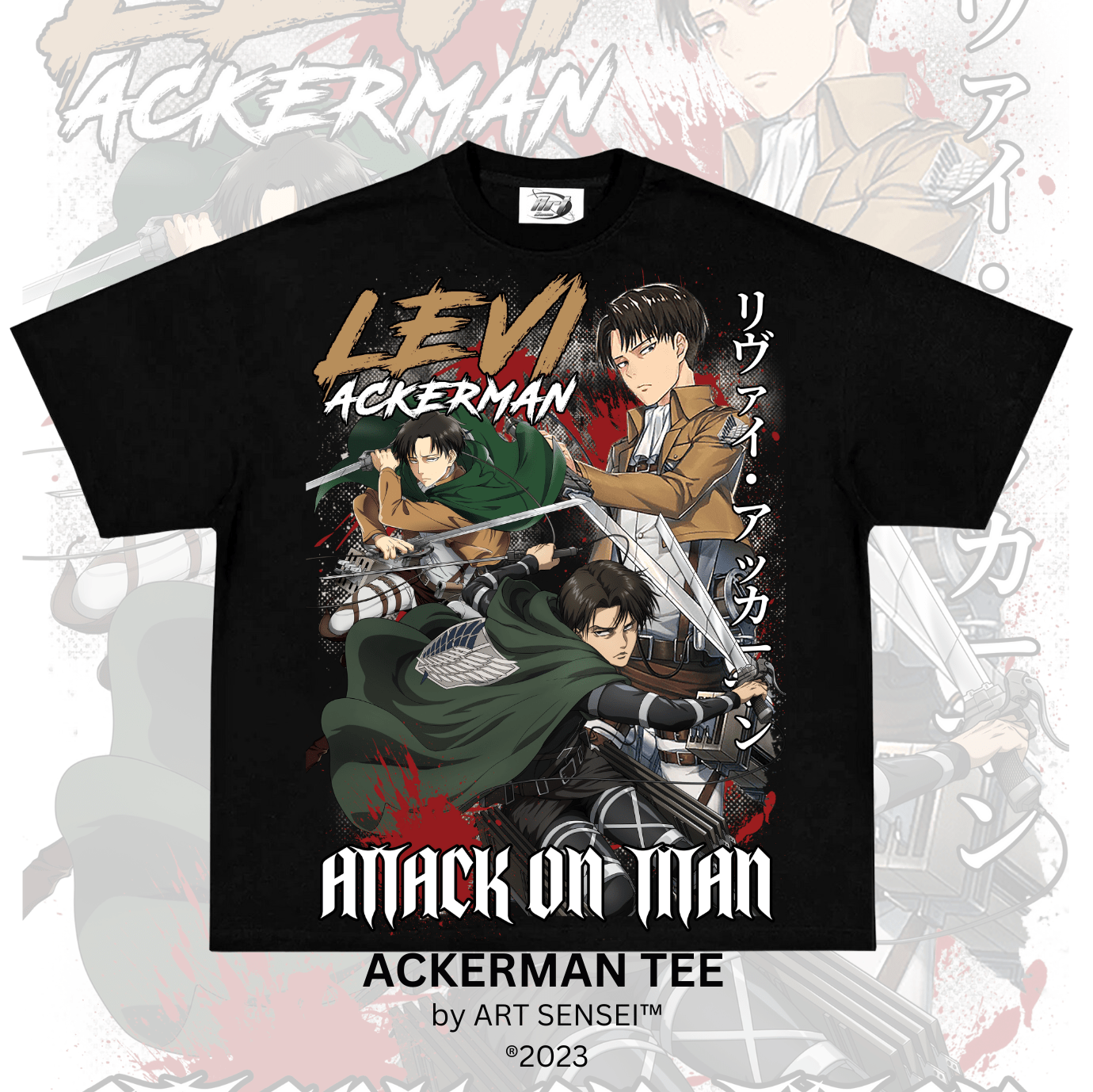 Art Sensei BLACK / S ACKERMAN TEE