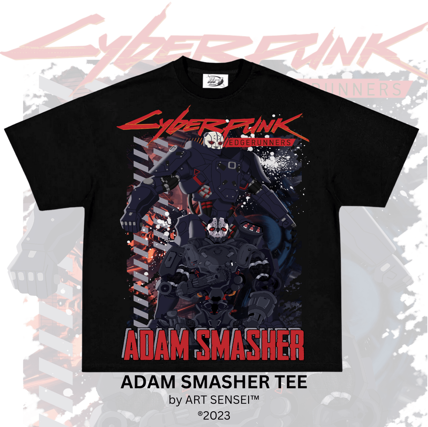 Art Sensei BLACK / S ADAM SMASHER TEE