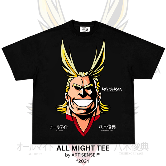 Art Sensei BLACK / S ALL MIGHT TEE