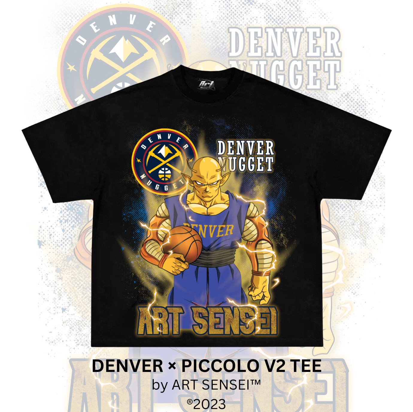 Art Sensei BLACK / S DENVER × PICCOLO V2 TEE