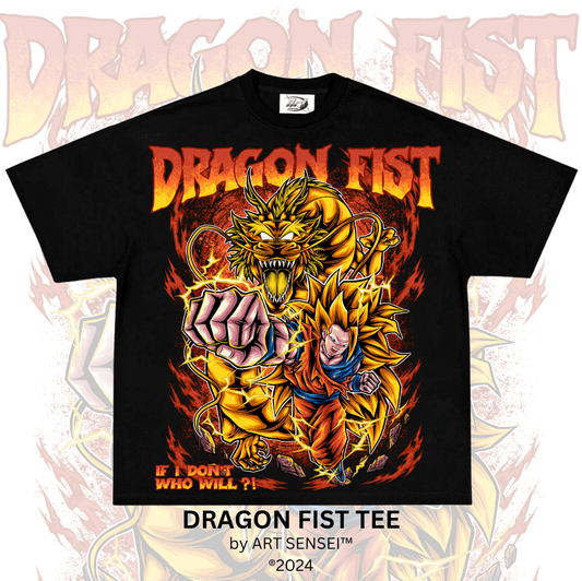 Art Sensei BLACK / S DRAGON FIST TEE