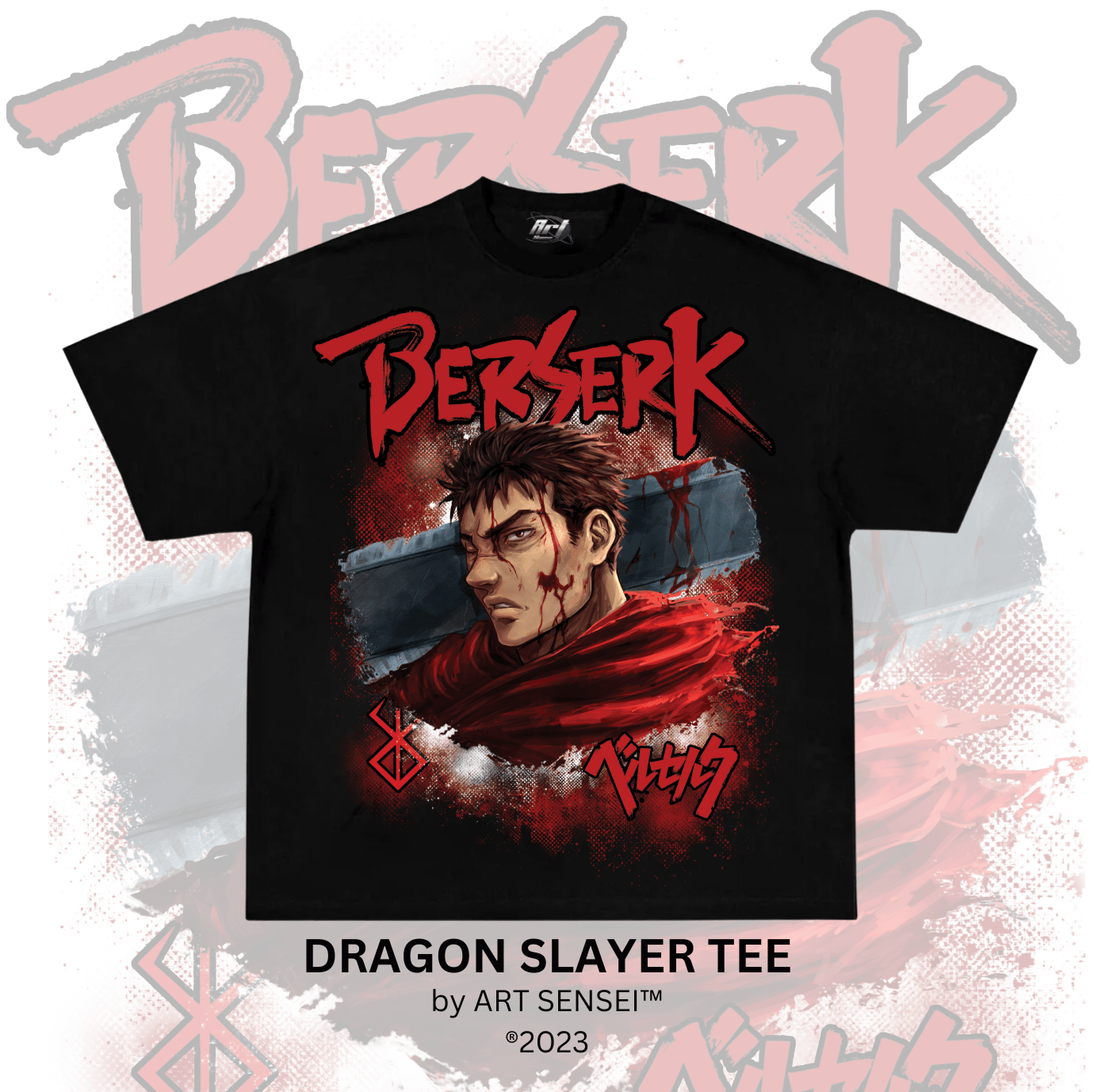 Art Sensei BLACK / S DRAGON SLAYER TEE