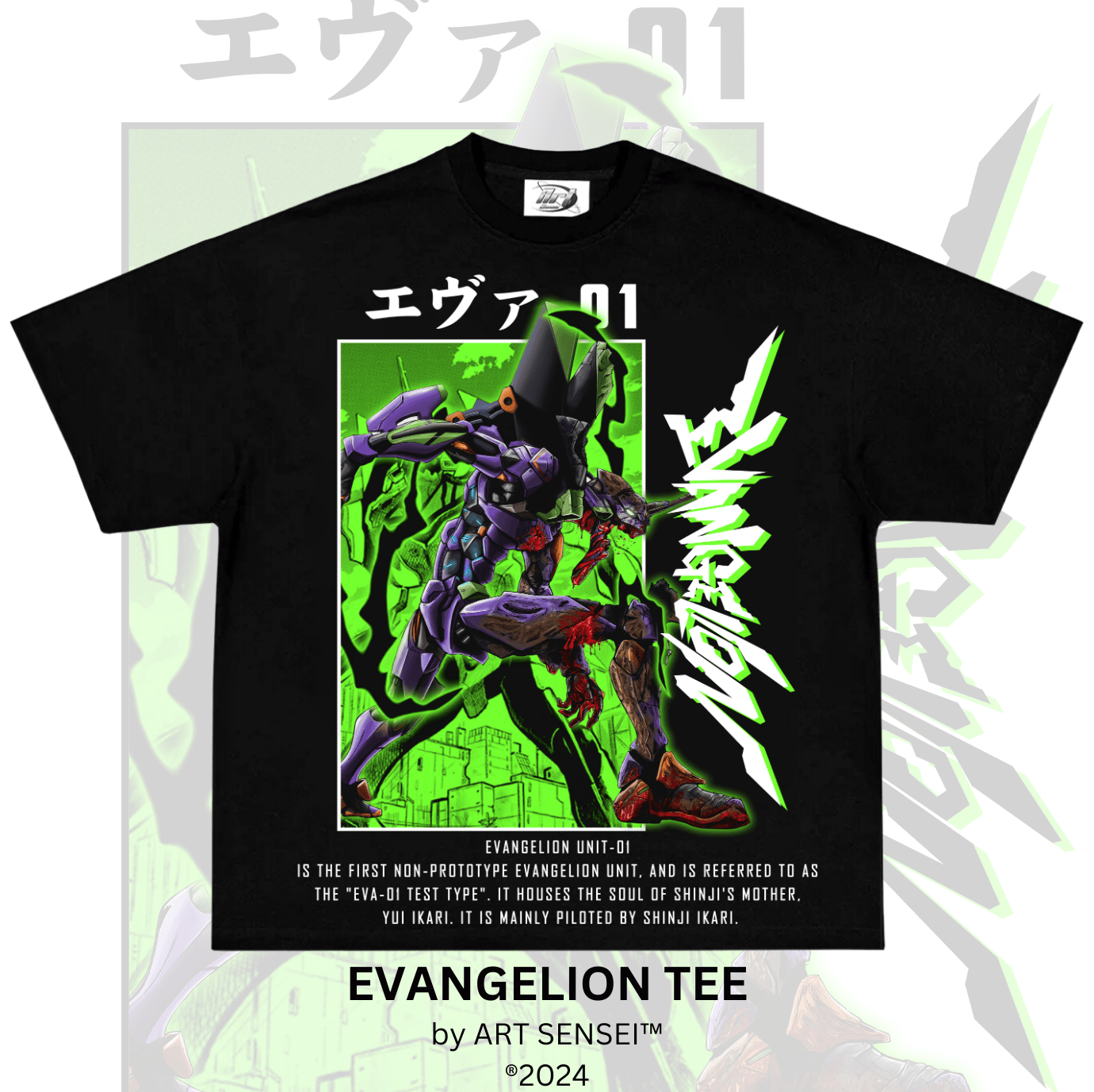 Art Sensei BLACK / S EVANGELION TEE