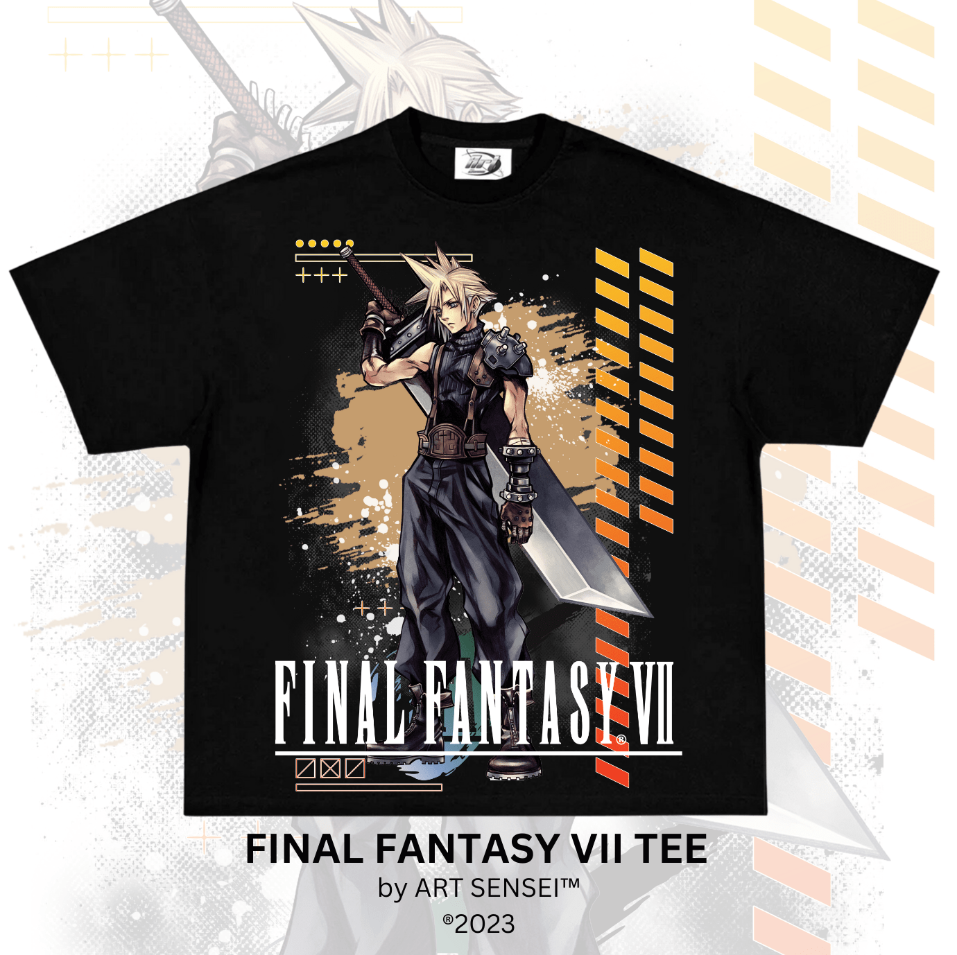 Art Sensei BLACK / S FINAL FANTASY VII TEE