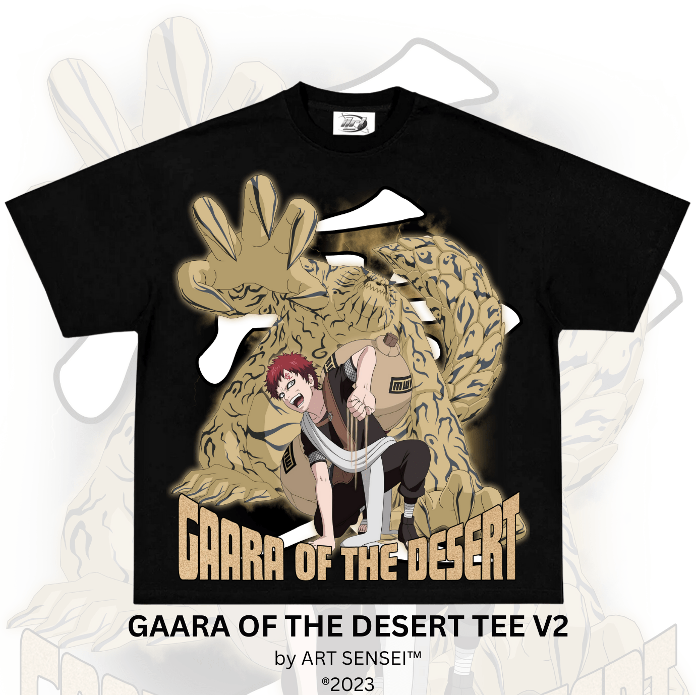 Art Sensei BLACK / S GAARA OF THE DESERT TEE V2