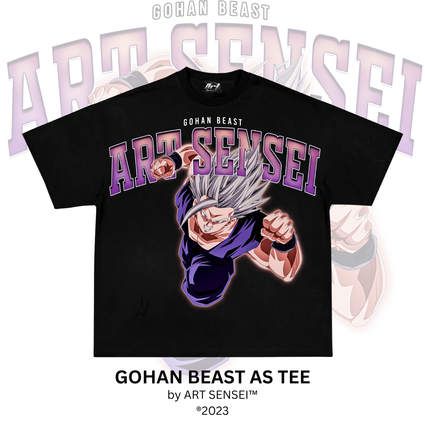 Art Sensei BLACK / S GOHAN BEAST AS TEE