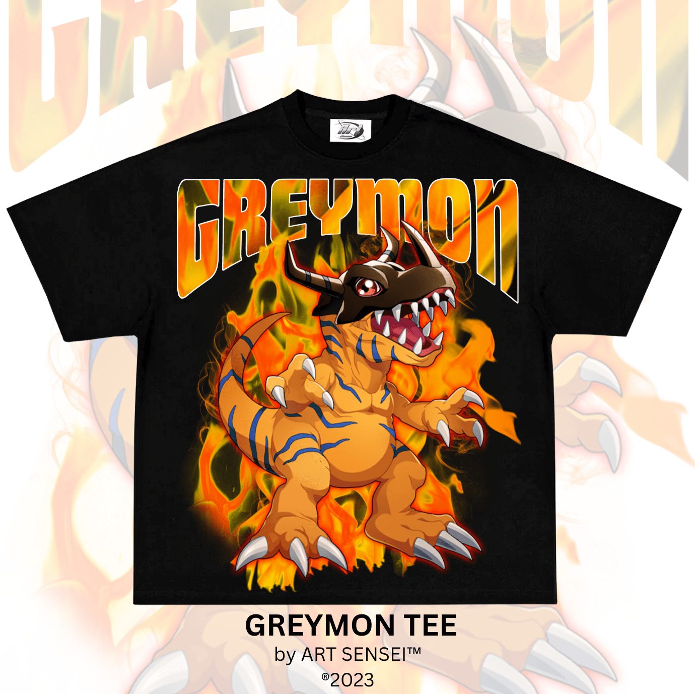 Art Sensei BLACK / S GREYMON TEE