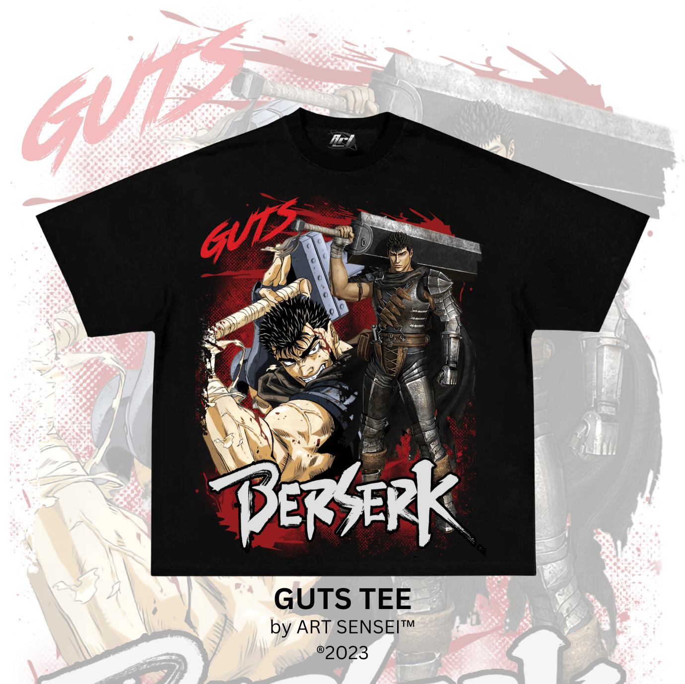 Art Sensei BLACK / S GUTS TEE