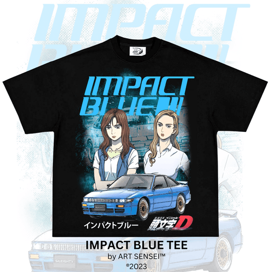 Art Sensei BLACK / S IMPACT BLUE TEE