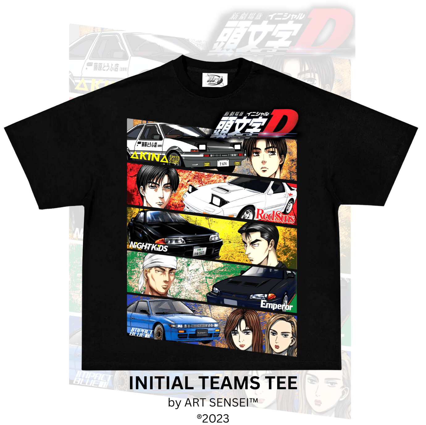 Art Sensei BLACK / S INITIAL TEAMS TEE