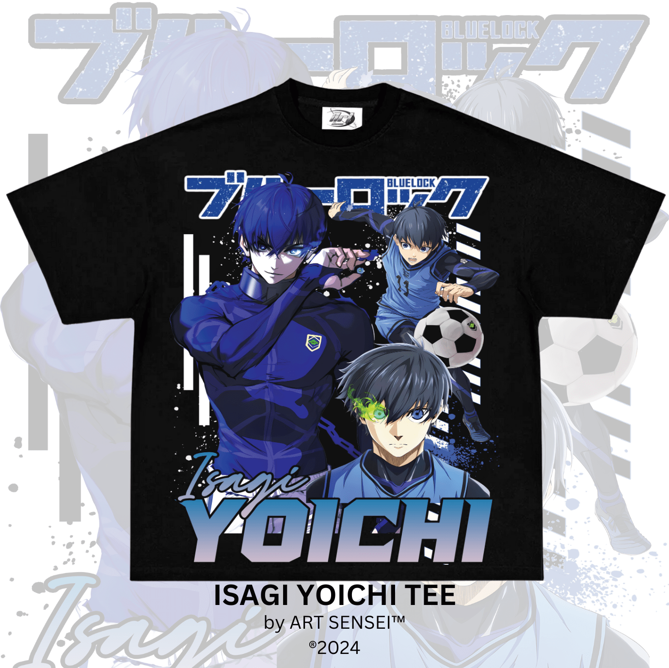 Art Sensei BLACK / S ISAGI YOICHI TEE