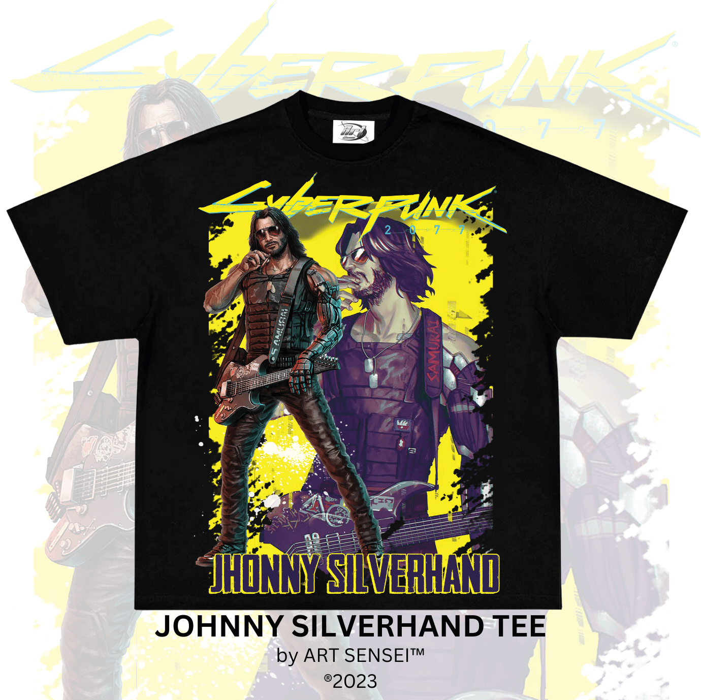 Art Sensei BLACK / S JOHNNY SILVERHAND TEE