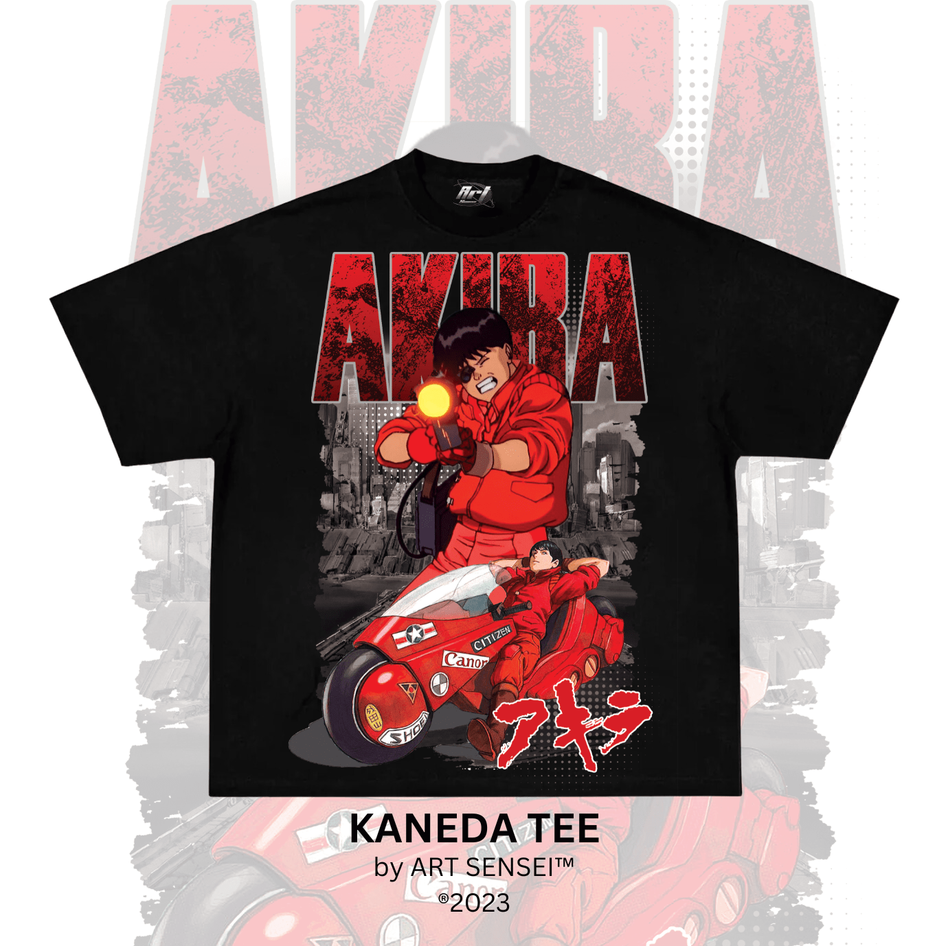 Art Sensei BLACK / S KANEDA TEE SINGLE PRINT