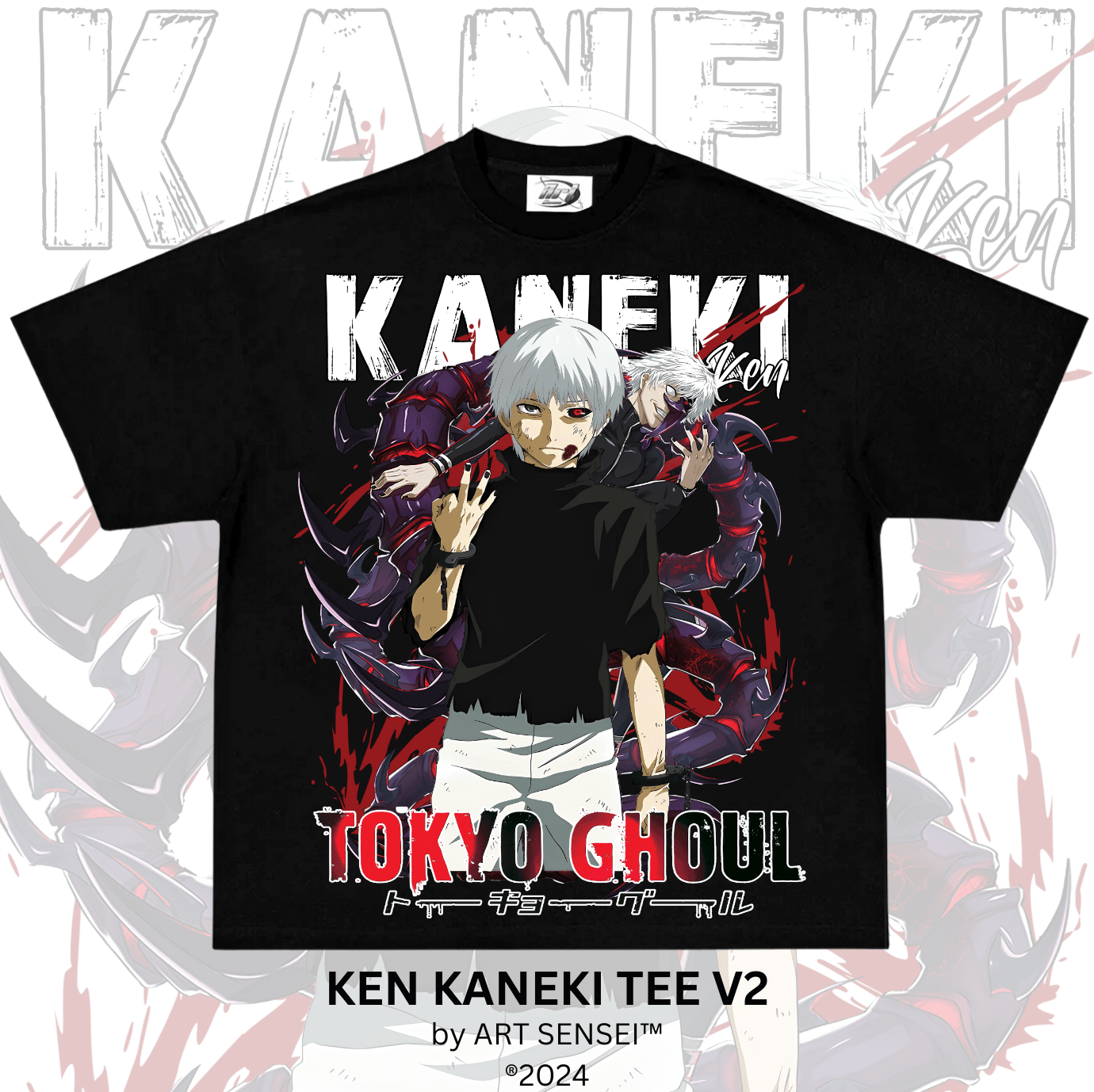 Art Sensei BLACK / S KEN KANEKI TEE V2