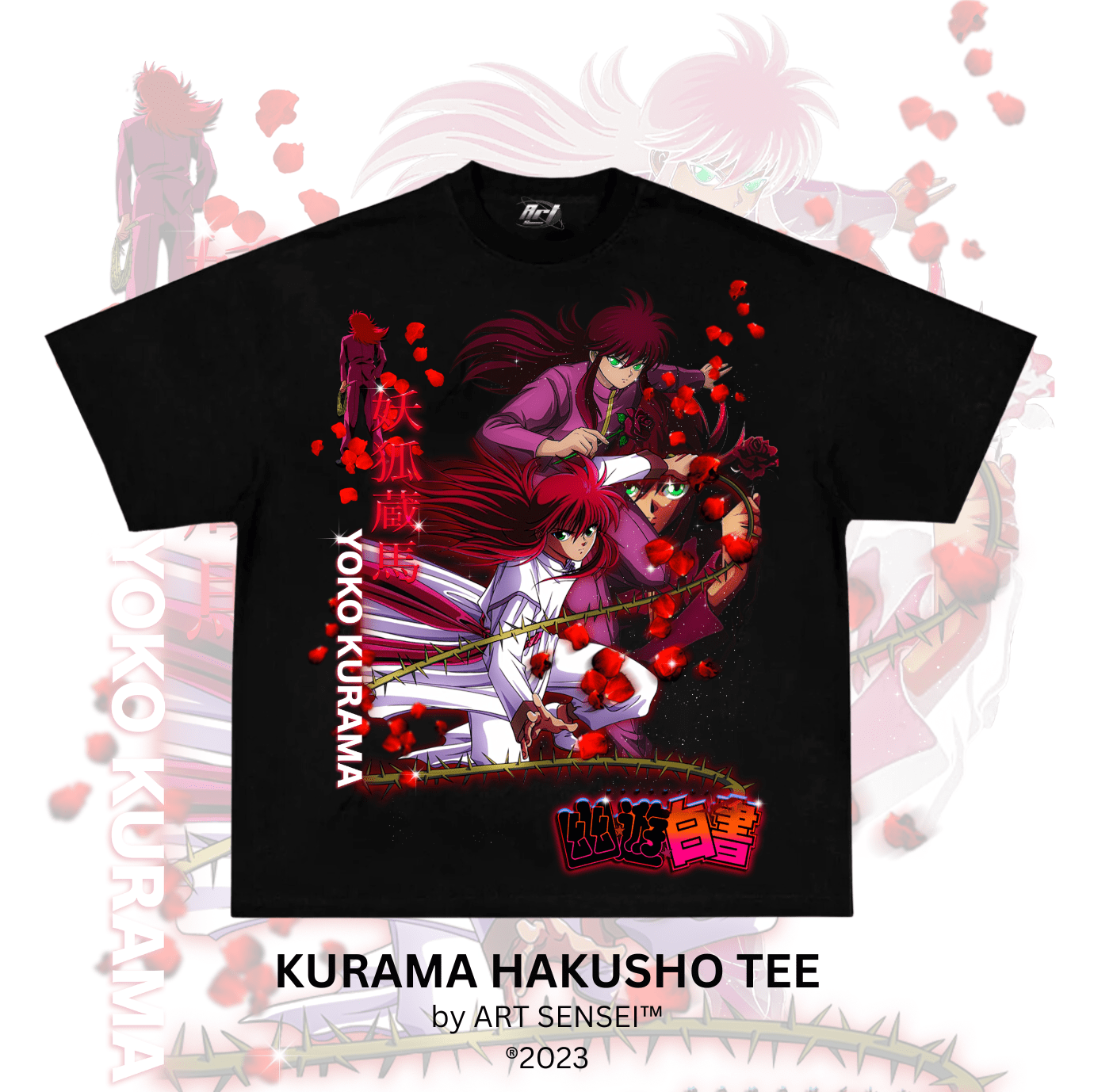 Art Sensei BLACK / S KURAMA HAKUSHO TEE