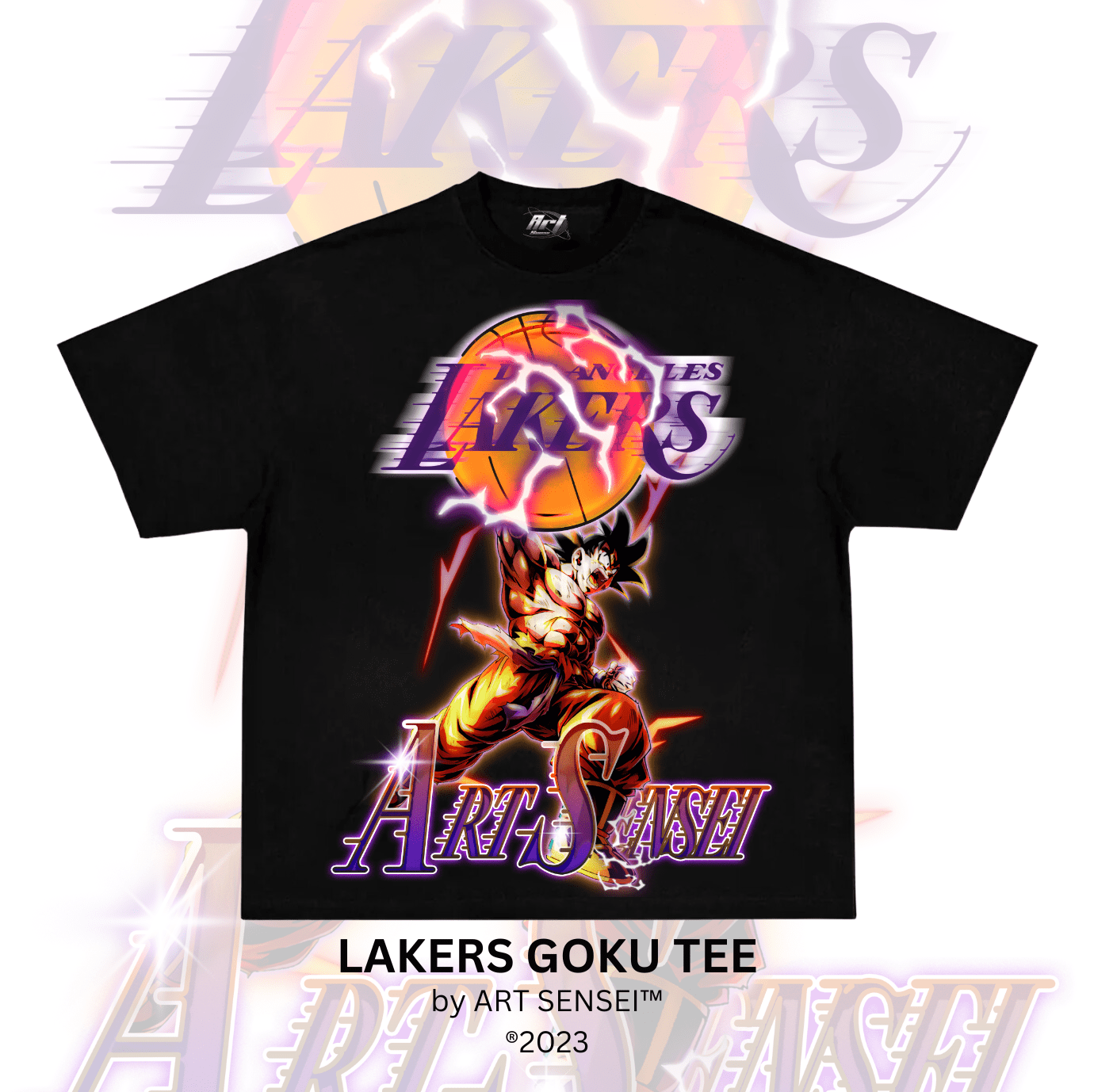 Art Sensei BLACK / S LAKERS GOKU TEE