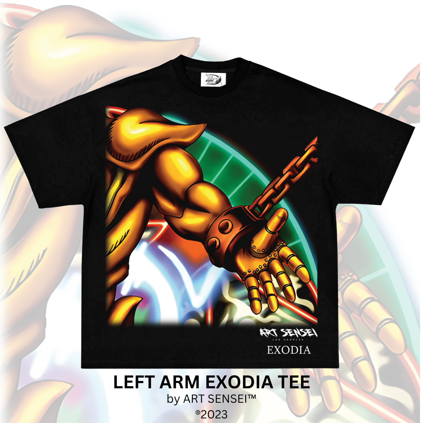 Art Sensei BLACK / S LEFT ARM EXODIA TEE