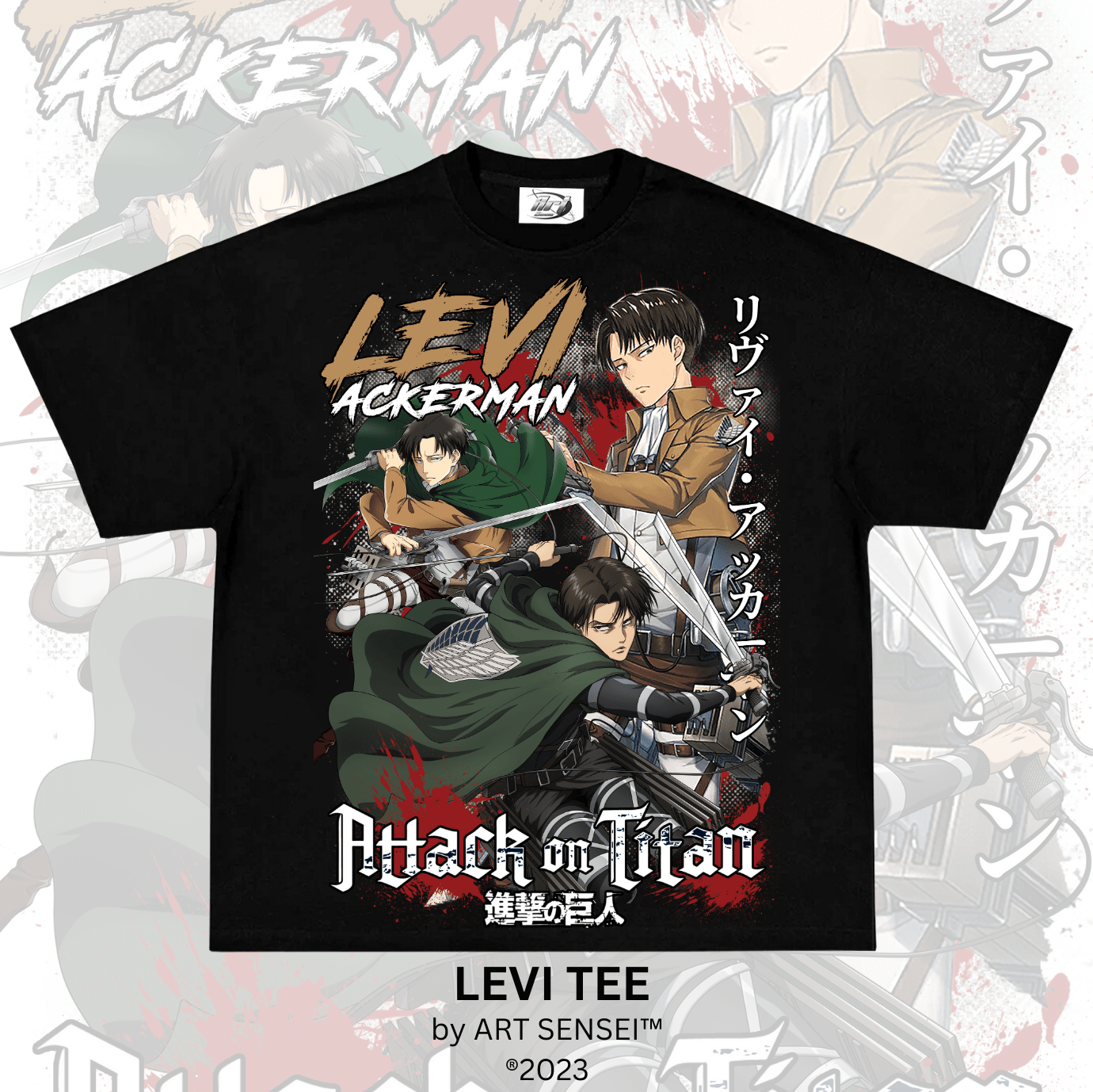 Art Sensei BLACK / S LEVI TEE