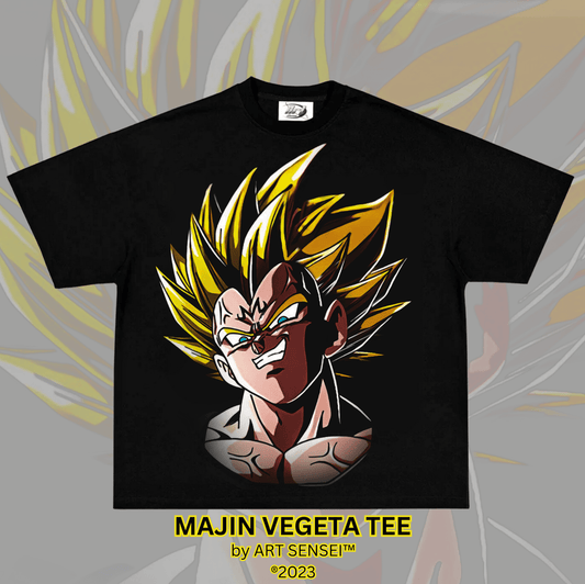 Art Sensei BLACK / S MAJIN VEGETA TEE