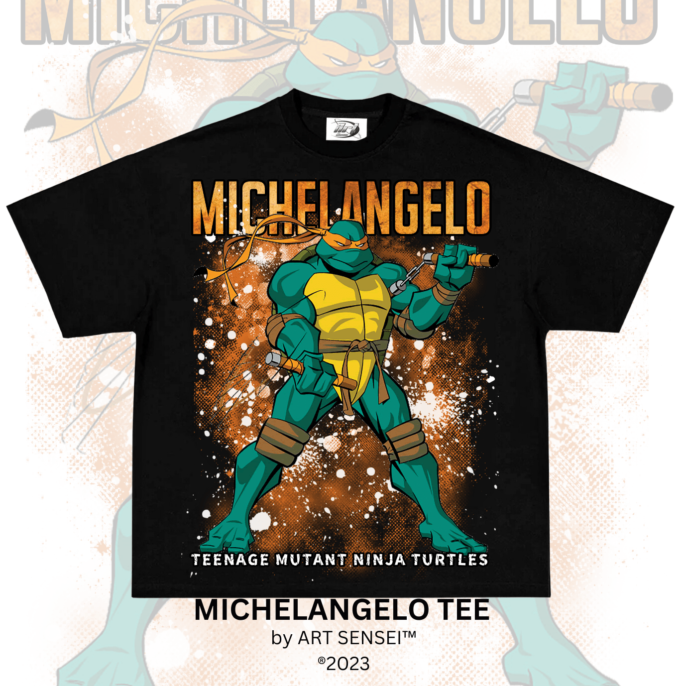 Art Sensei BLACK / S MICHELANGELO TEE