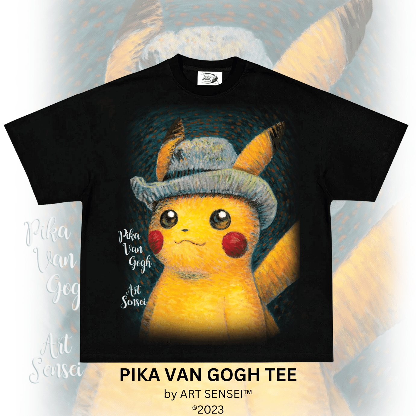 Art Sensei BLACK / S PIKA VAN GOGH TEE