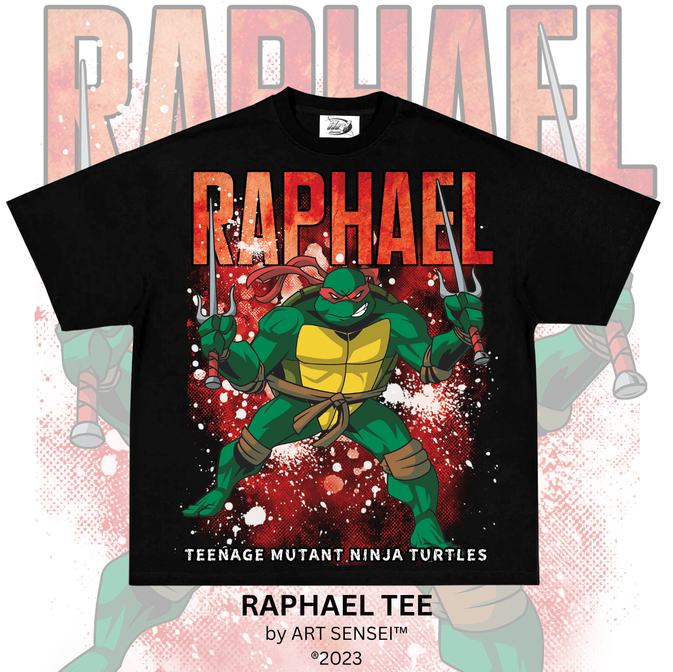 Art Sensei BLACK / S RAPHAEL TEE