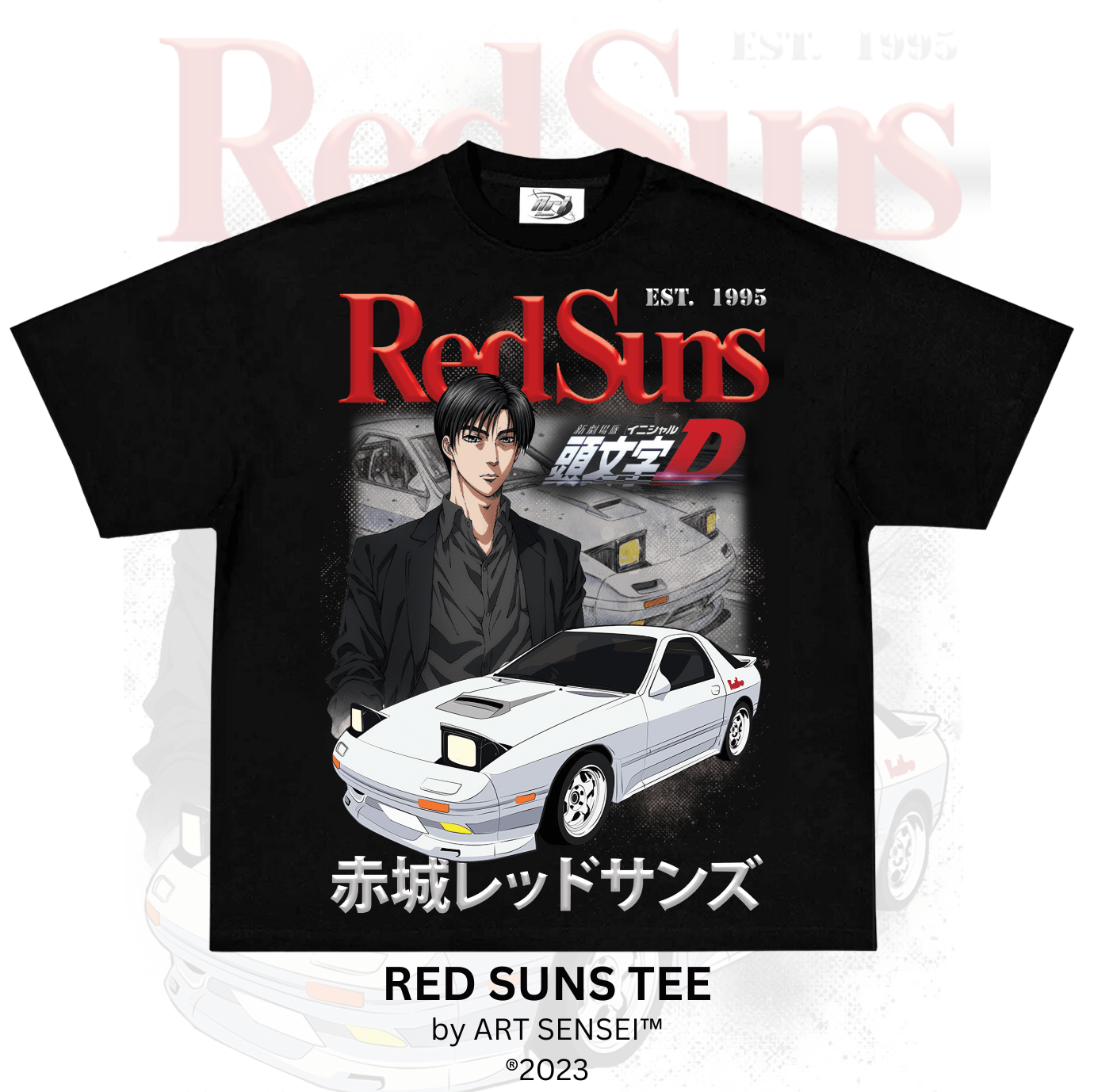 Art Sensei BLACK / S RED SUNS TEE