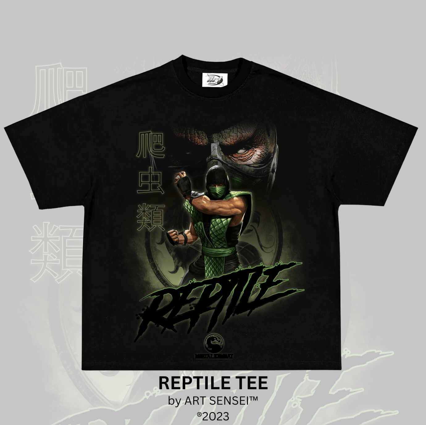 Art Sensei BLACK / S REPTILE TEE