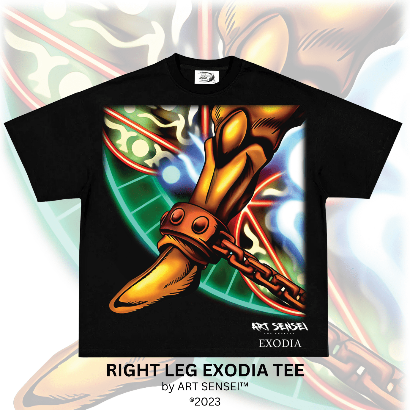 Art Sensei BLACK / S RIGHT LEG EXODIA TEE