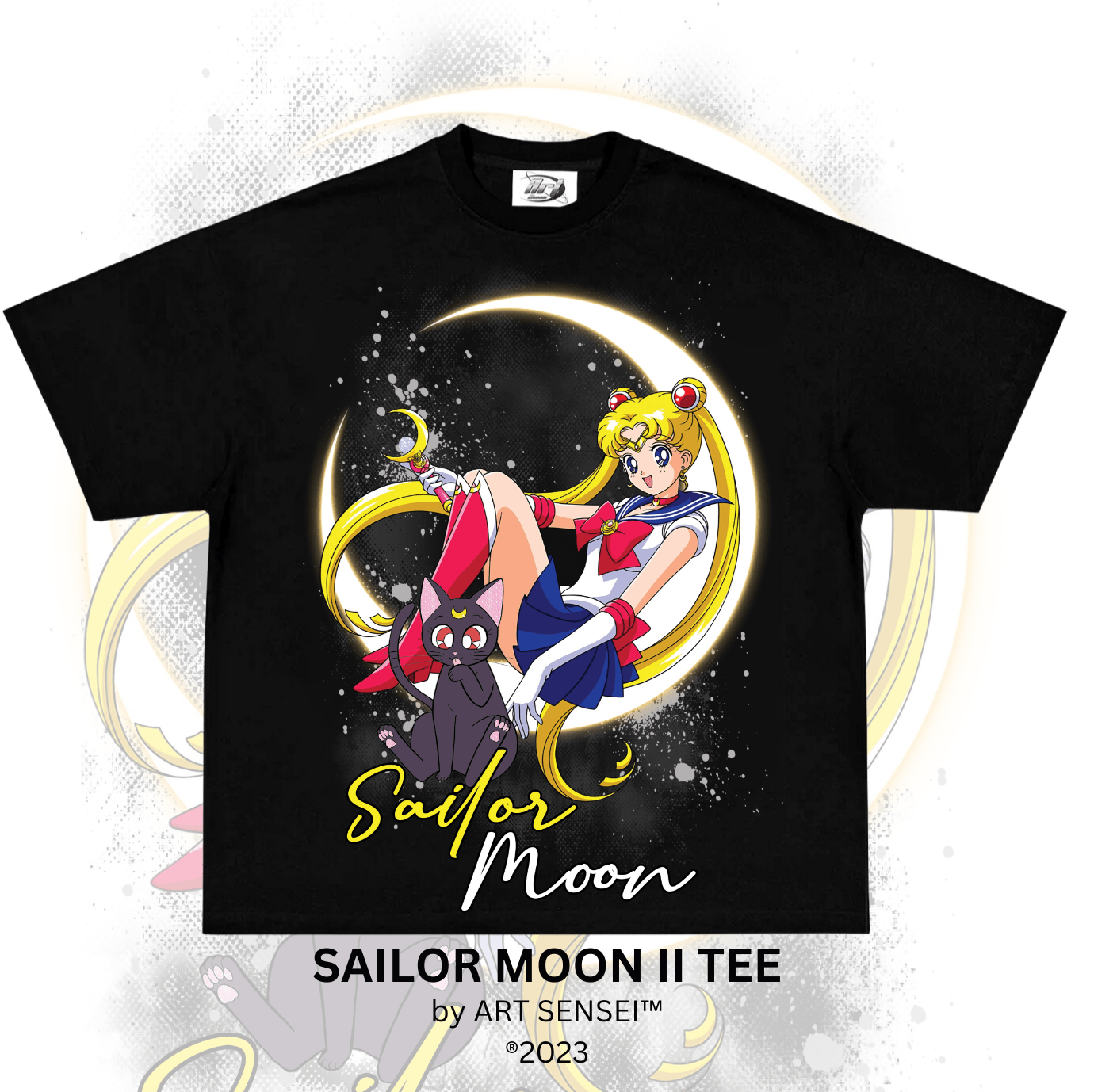 Art Sensei BLACK / S SAILOR MOON II TEE