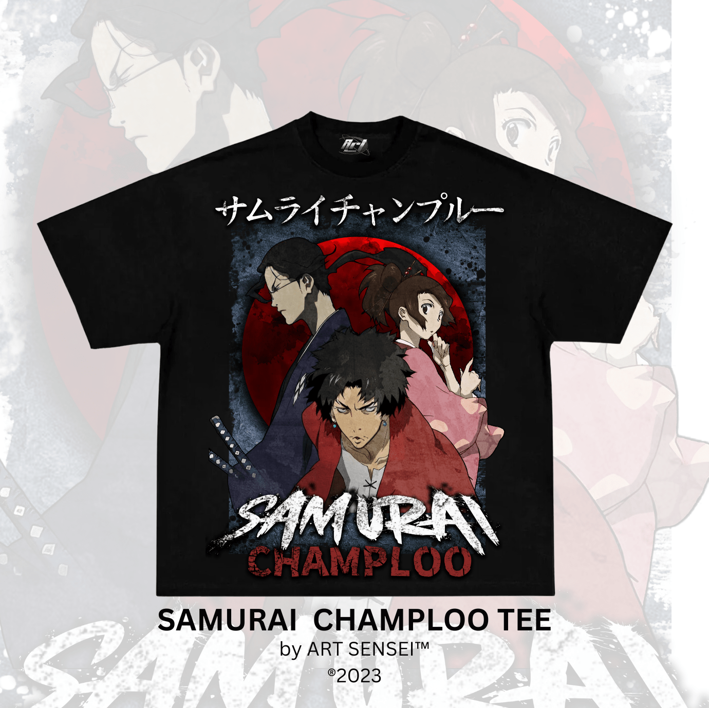 Art Sensei BLACK / S SAMURAI CHAMPLOO TEE