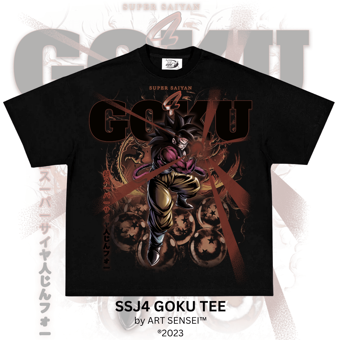 Art Sensei BLACK / S SSJ4 GOKU TEE