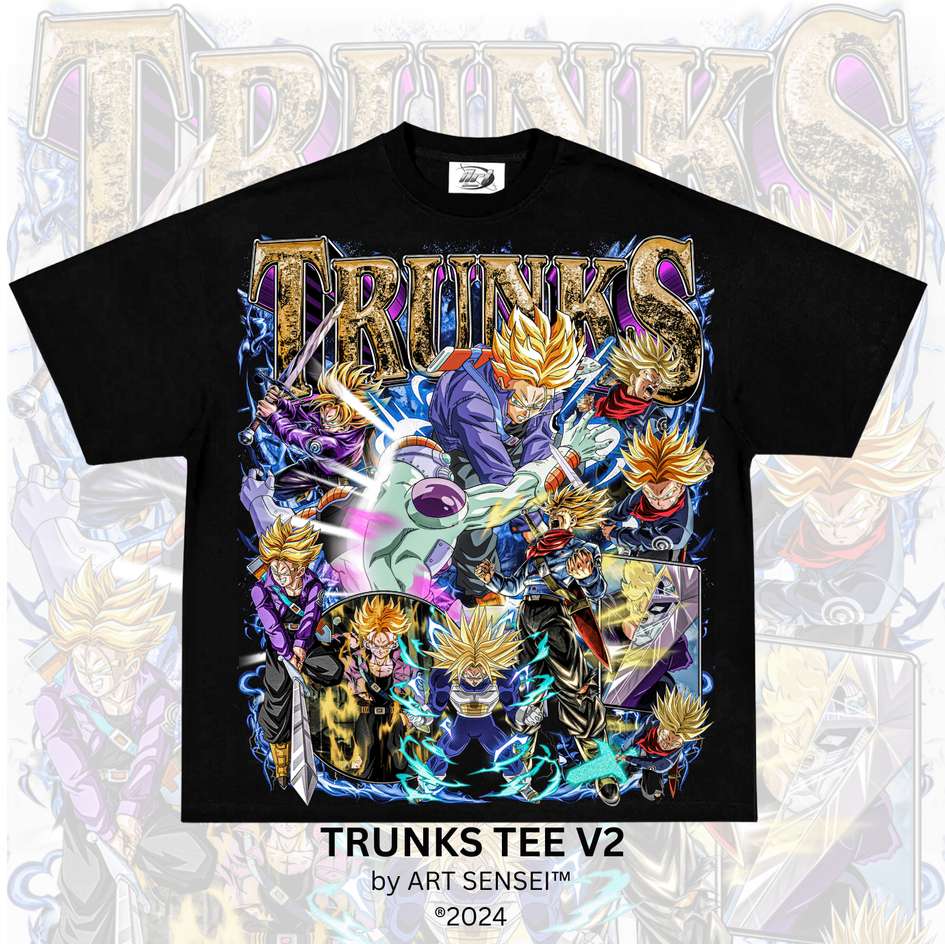 Art Sensei BLACK / S TRUNKS TEE V2