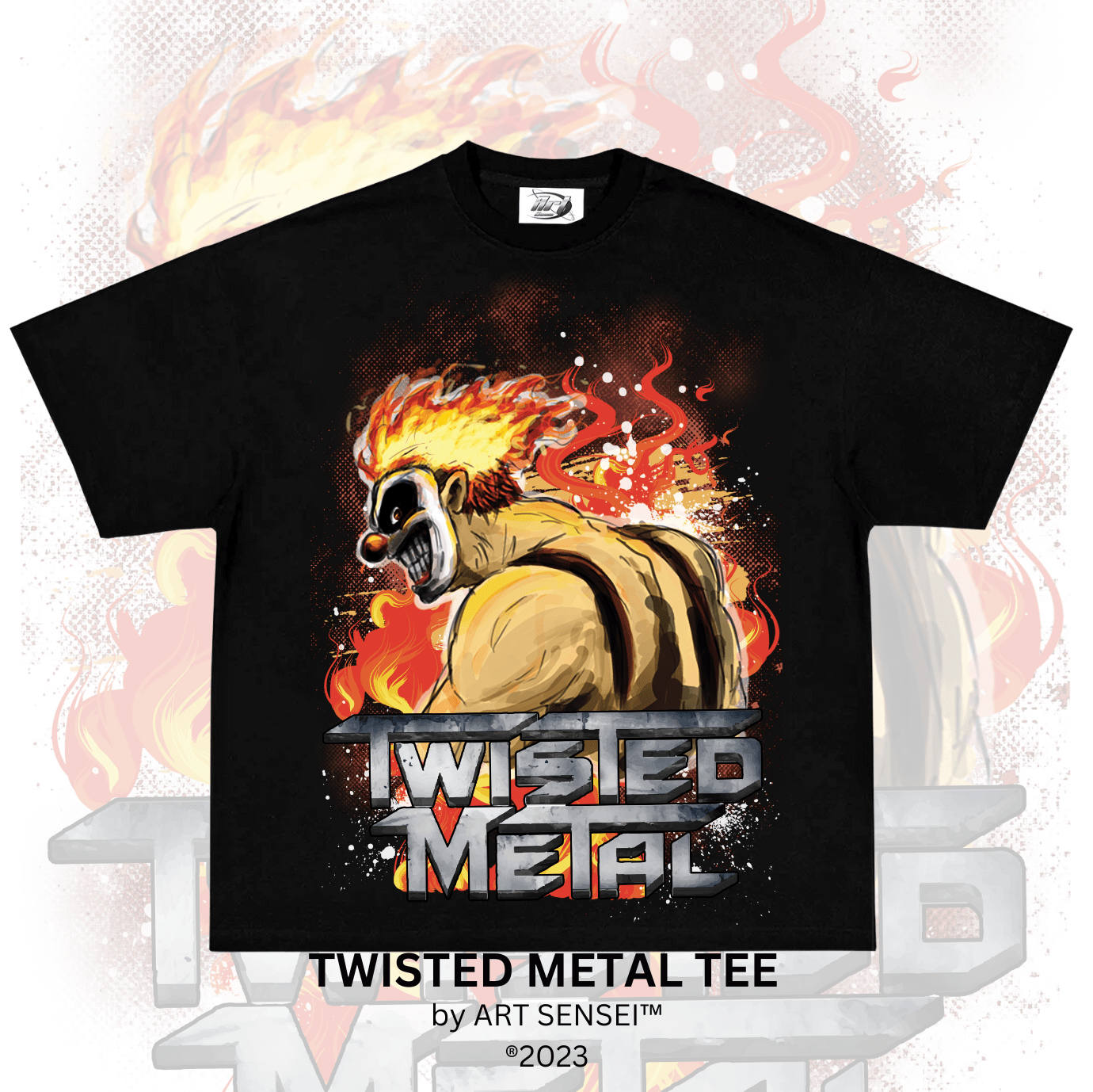 Art Sensei BLACK / S TWISTED METAL TEE