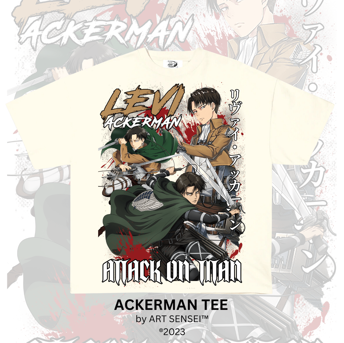 Art Sensei CREAM / S ACKERMAN TEE