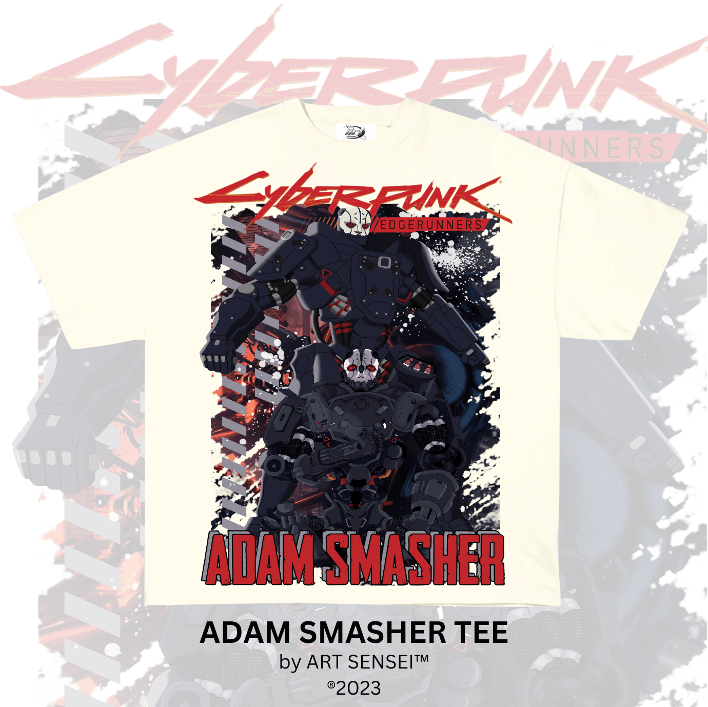 Art Sensei CREAM / S ADAM SMASHER TEE