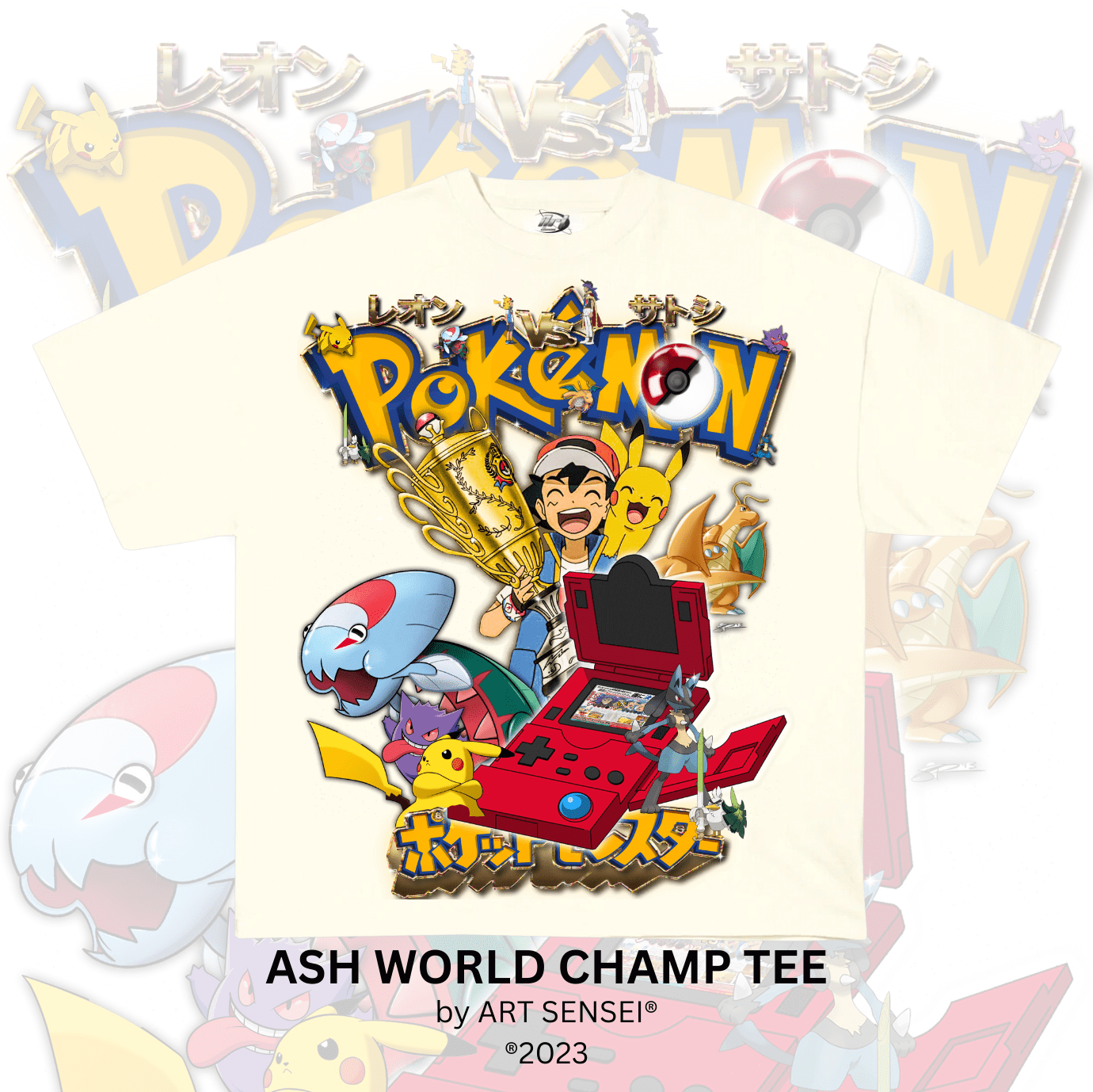 Art Sensei CREAM / S ASH WORLD CHAMP TEE