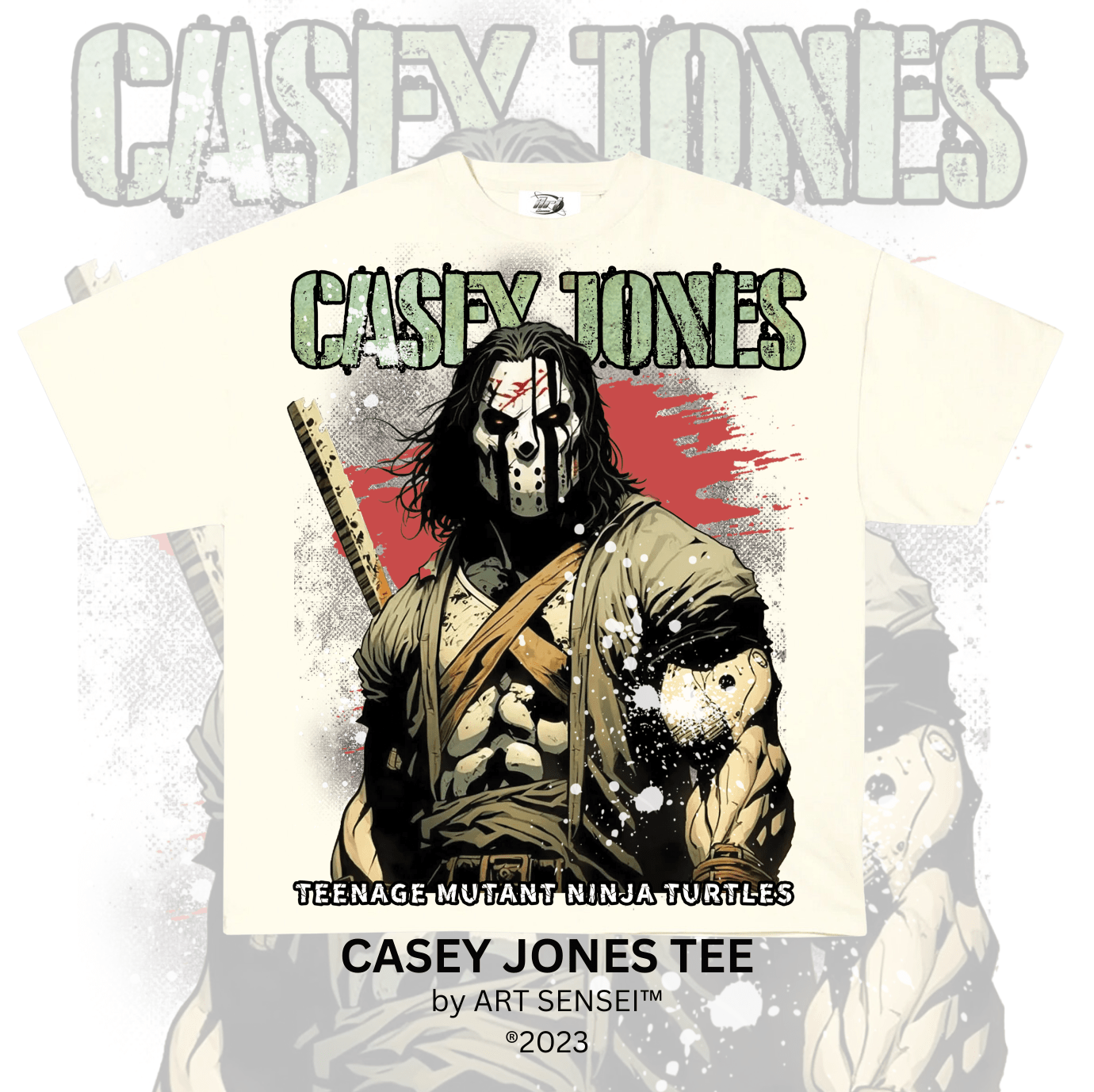 Art Sensei CREAM / S CASEY JONES TEE