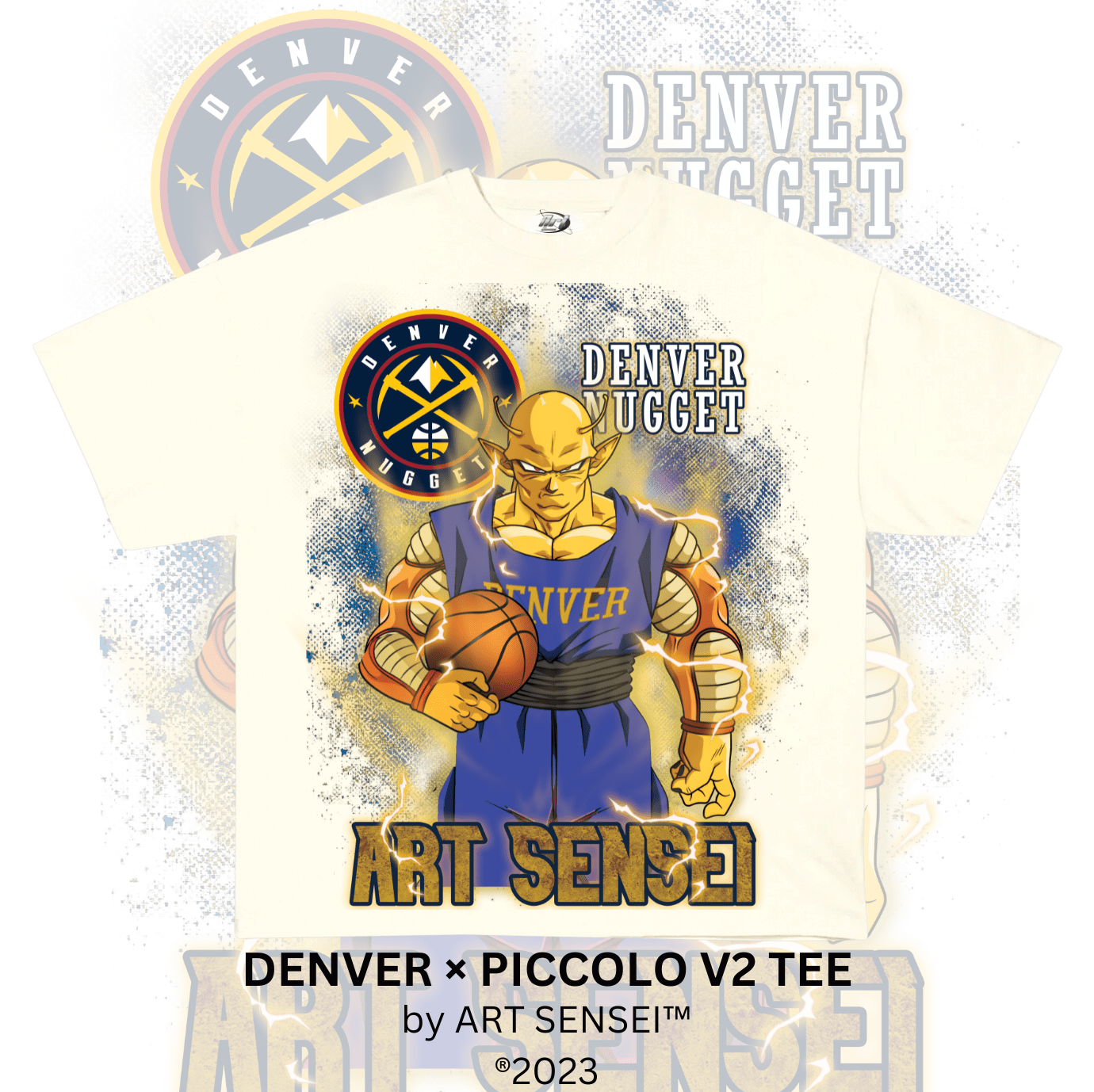 Art Sensei CREAM / S DENVER × PICCOLO V2 TEE