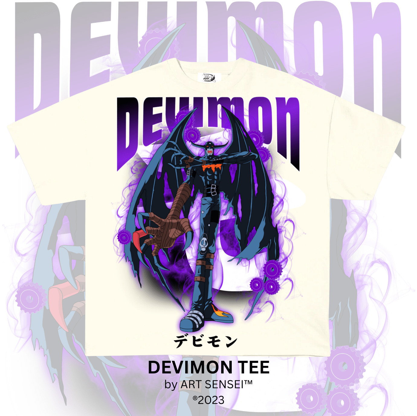 Art Sensei CREAM / S DEVIMON TEE