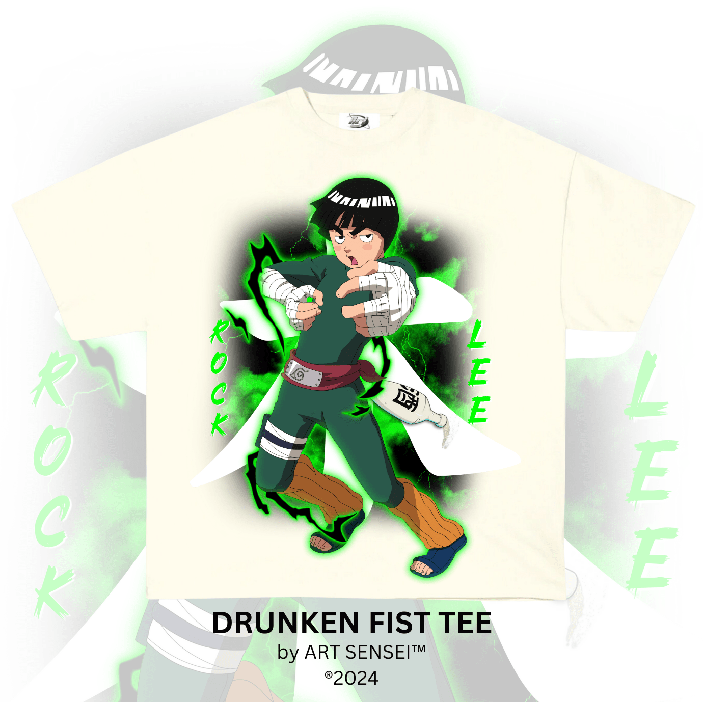 Art Sensei CREAM / S DRUNKEN FIST TEE