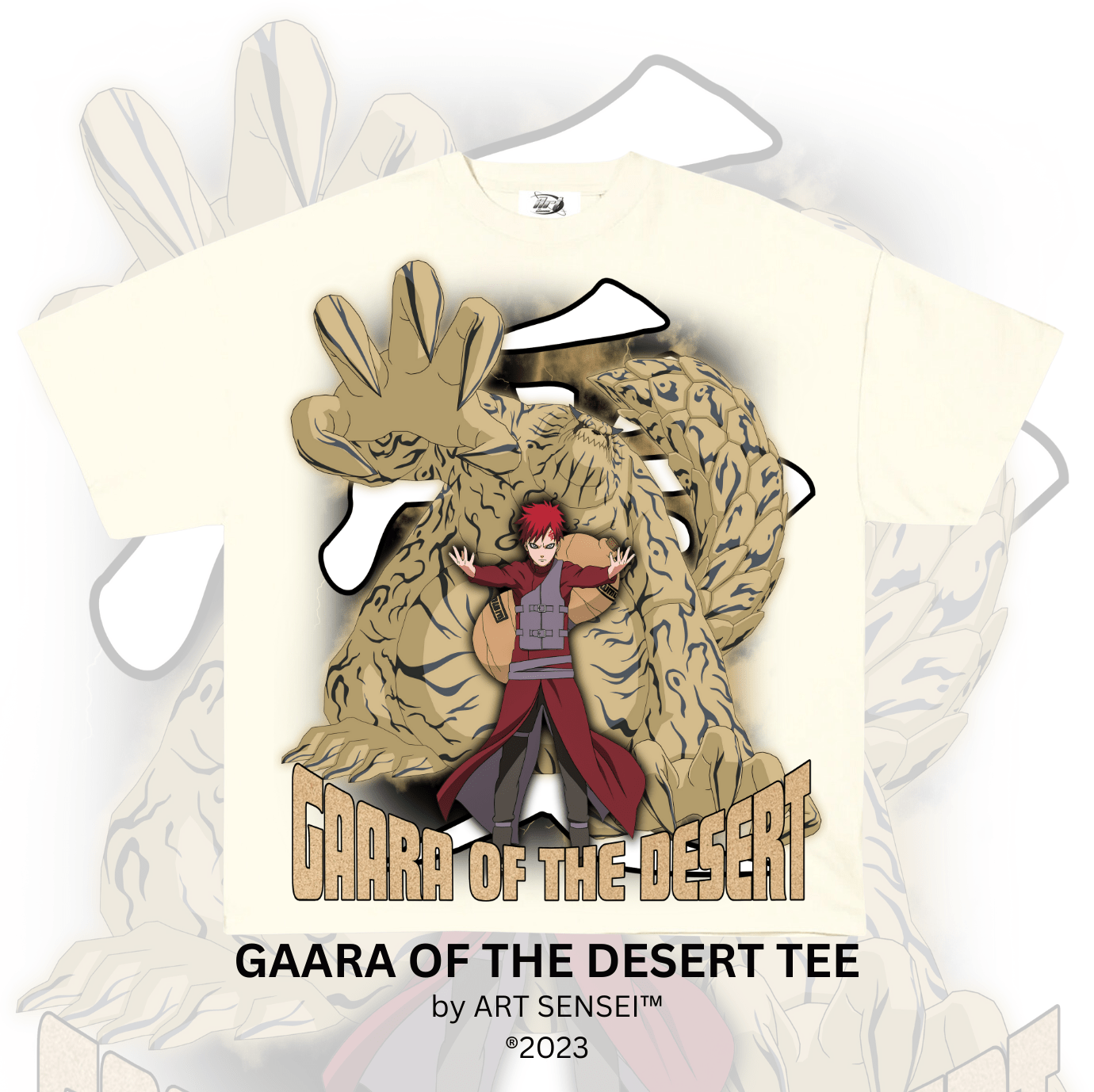 Art Sensei CREAM / S GAARA OF THE DESERT TEE