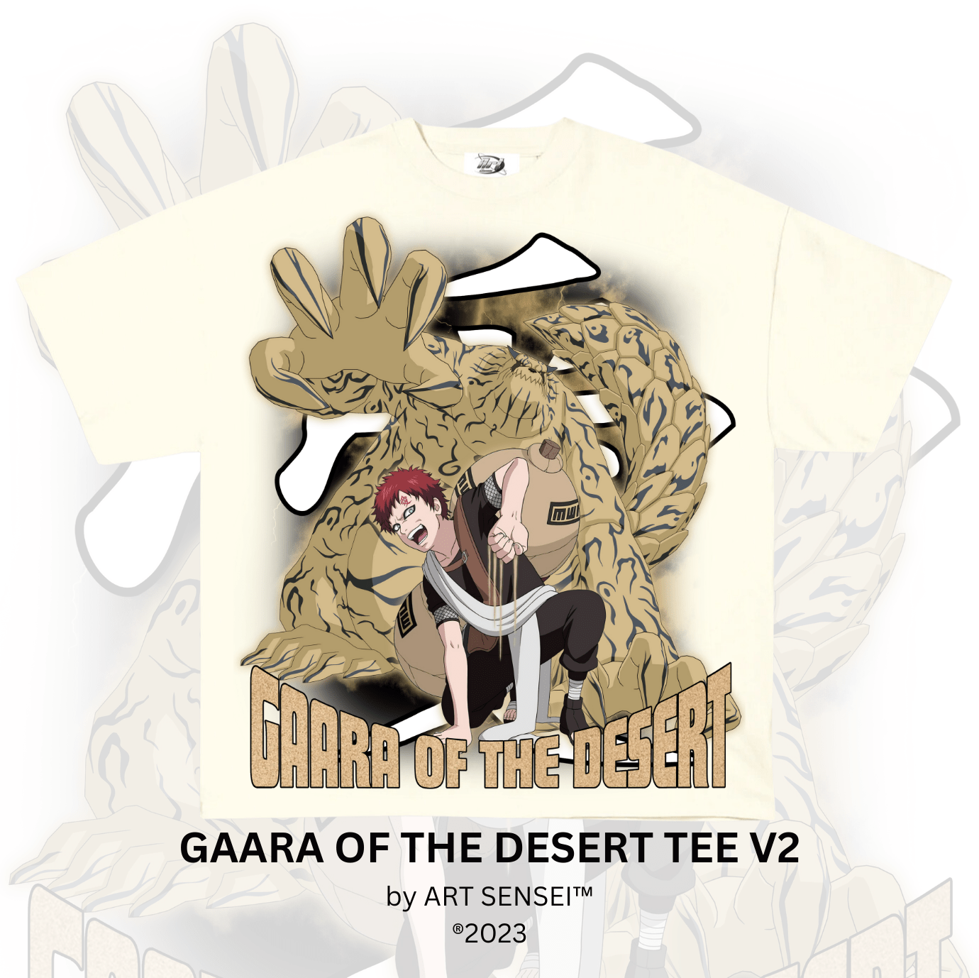 Art Sensei CREAM / S GAARA OF THE DESERT TEE V2