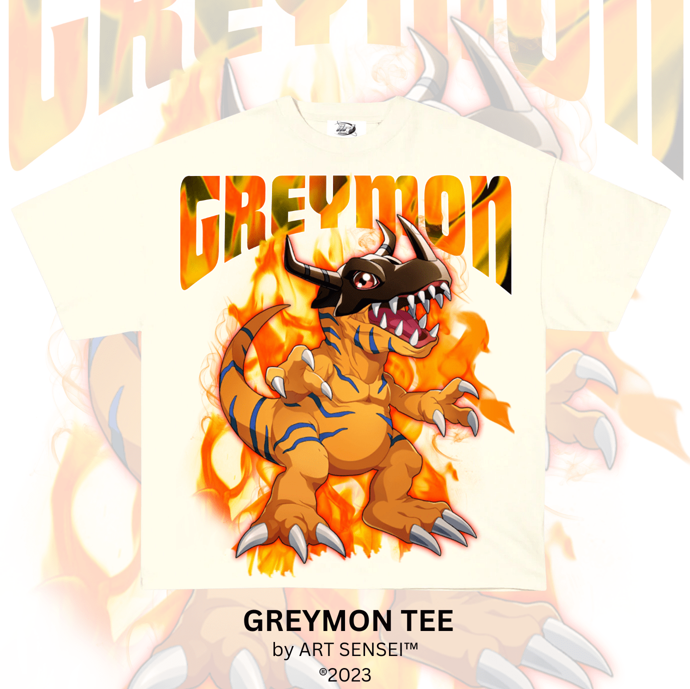 Art Sensei CREAM / S GREYMON TEE