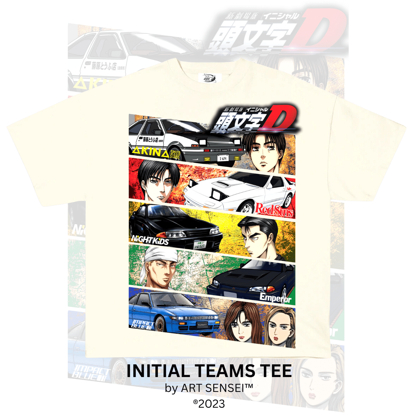 Art Sensei CREAM / S INITIAL TEAMS TEE