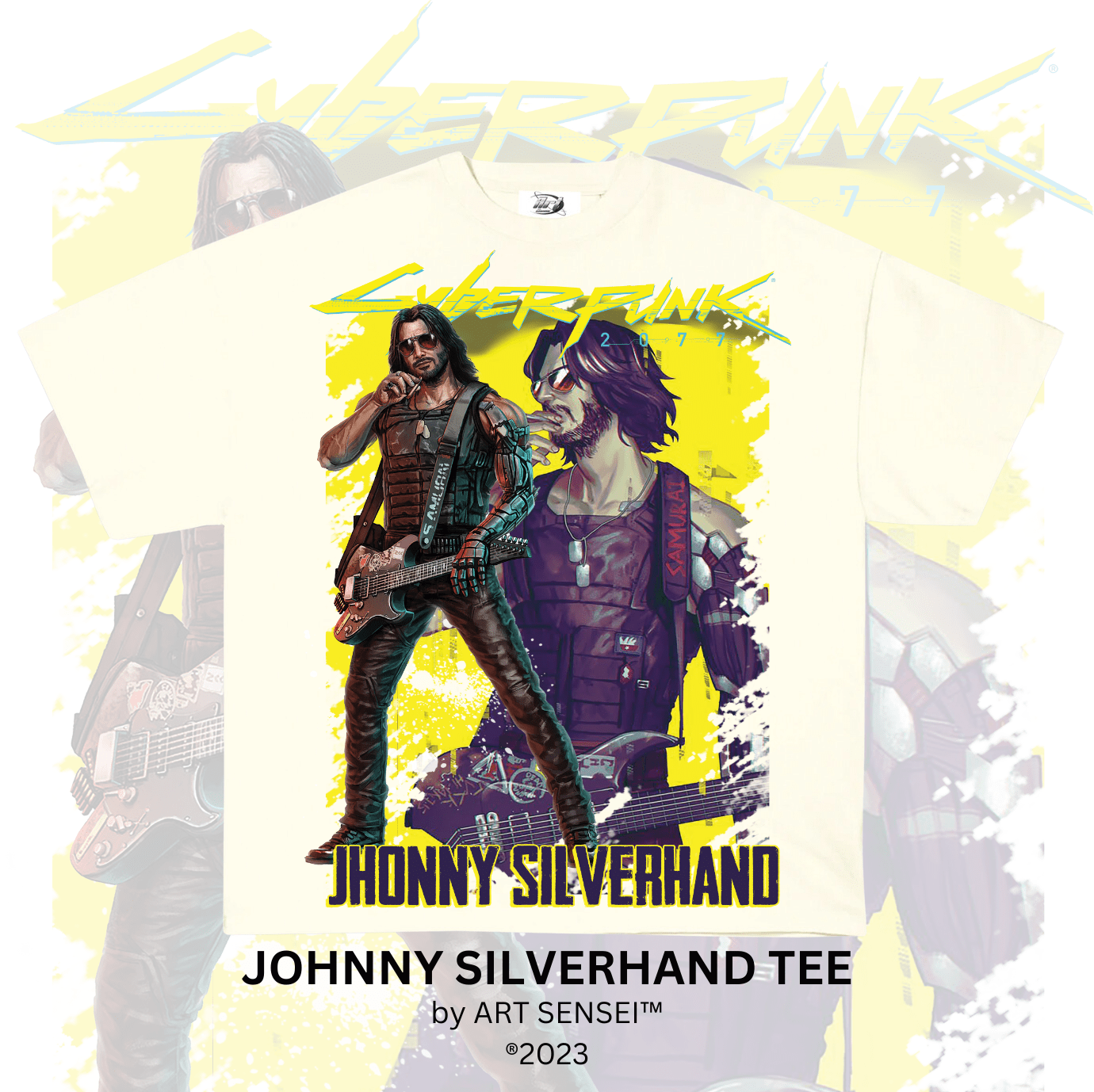 Art Sensei CREAM / S JOHNNY SILVERHAND TEE