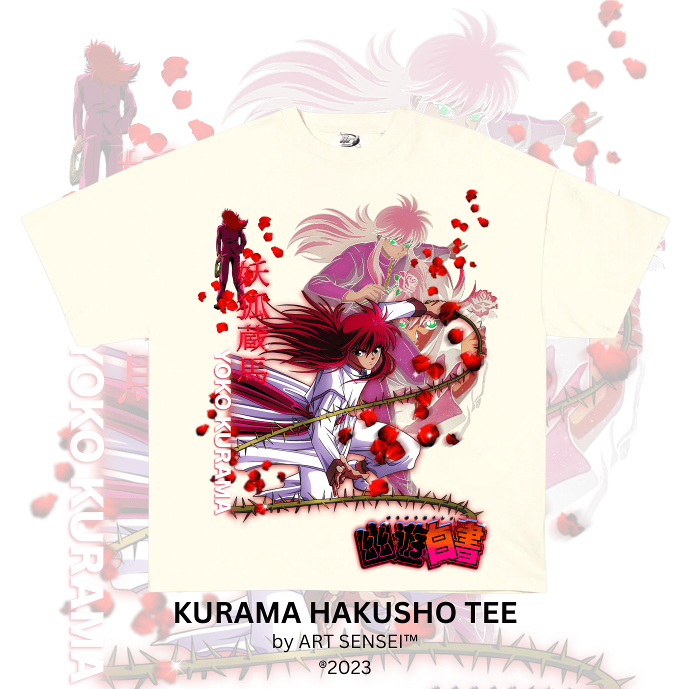 Art Sensei CREAM / S KURAMA HAKUSHO TEE