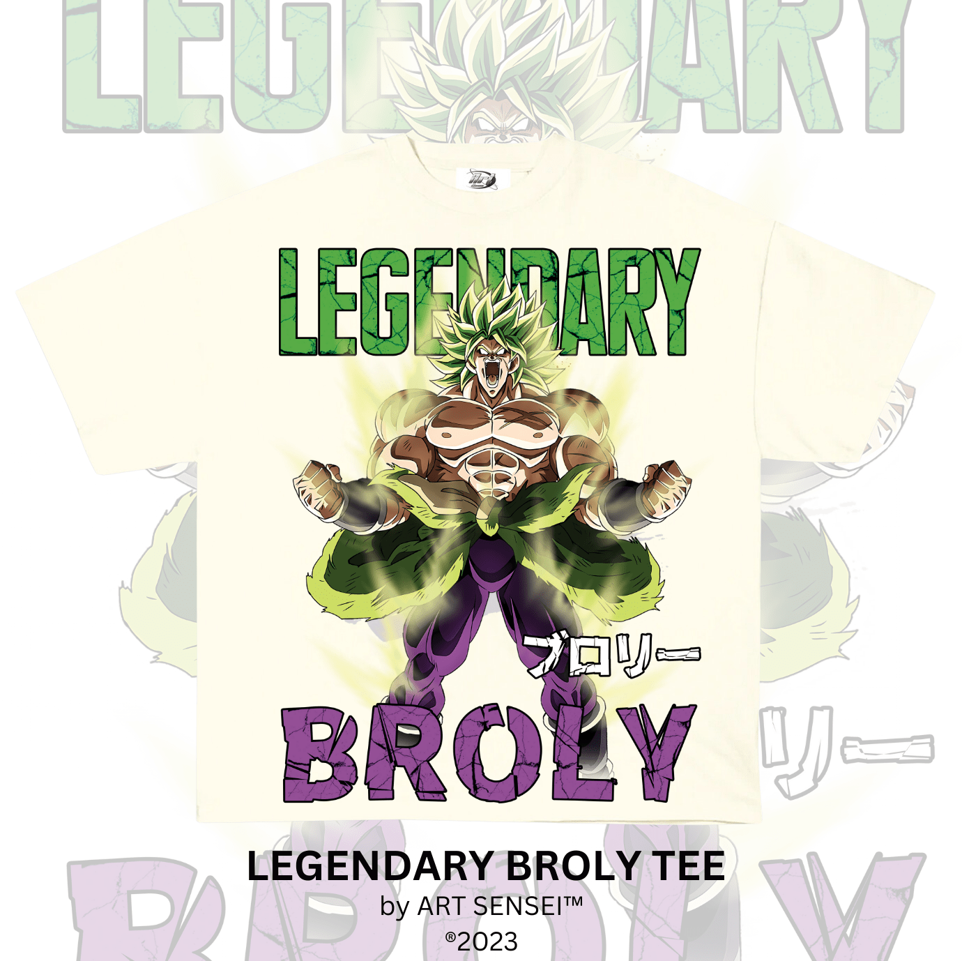 Art Sensei CREAM / S LEGENDARY BROLY TEE