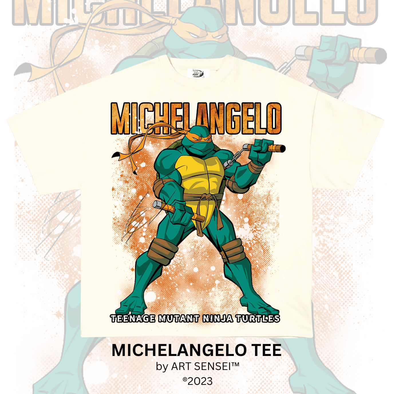 Art Sensei CREAM / S MICHELANGELO TEE