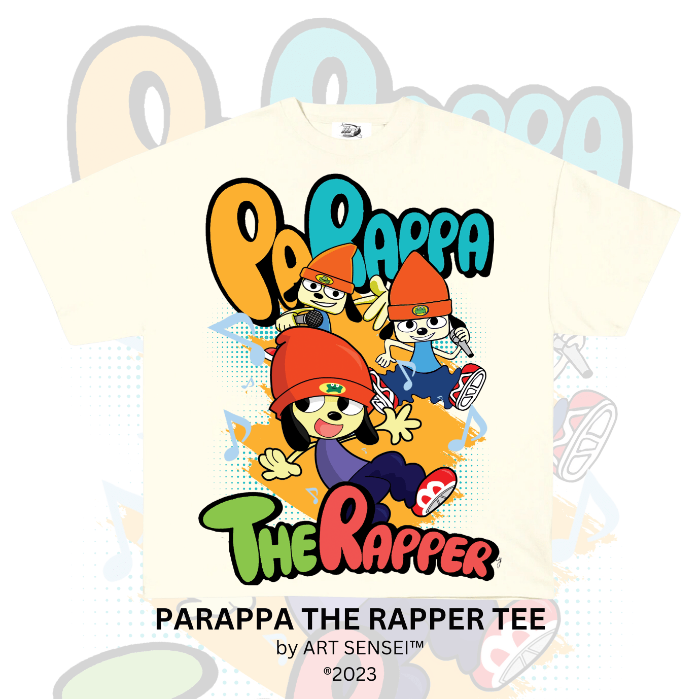 Art Sensei CREAM / S PARAPPA THE RAPPER TEE